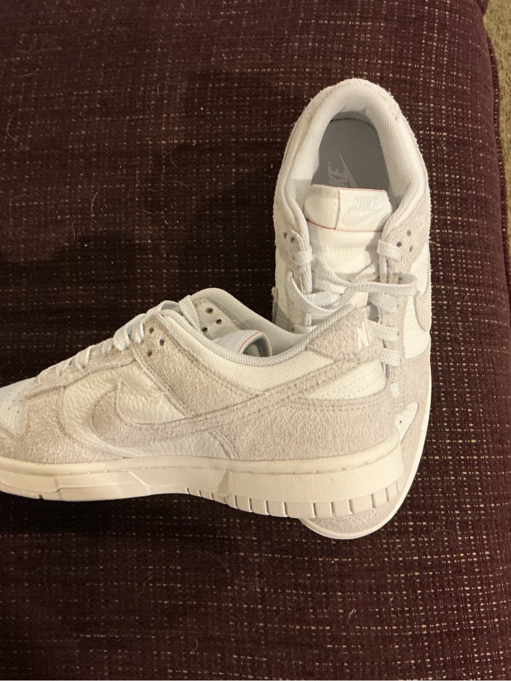 Nike Dunk Low White Low-Top Sneakers brand new no box, women’s 8.5 style HJ5777 - Picture 5 of 5